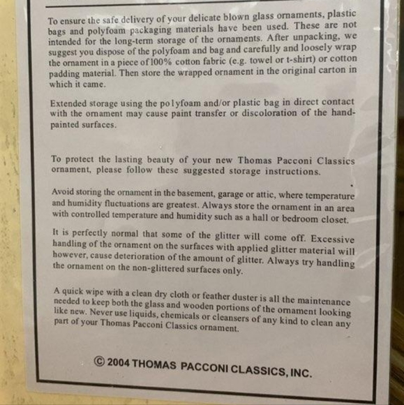 Thomas Pacconi Classics Hand Blown Santa - Picture 4 of 5